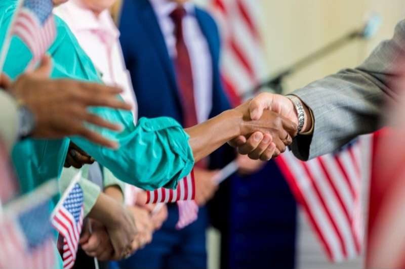 Politicians Shaking Hands