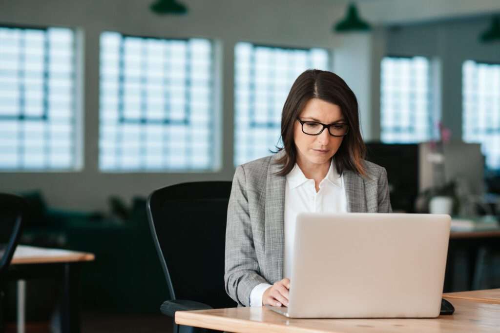 Focused Businesswoman