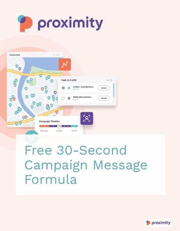 Proximity 30-second Campaign Message Formula